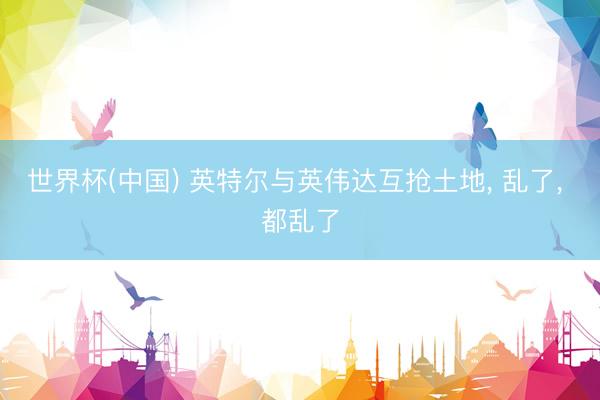 世界杯(中国) 英特尔与英伟达互抢土地， 乱了， 都乱了